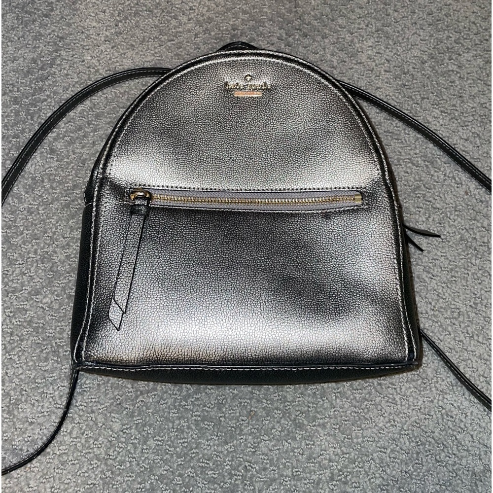 Kate spade grey backpack